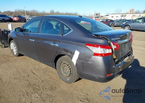 2015 Nissan Sentra Sv z USA, uszkodzony, nr VIN 3N1AB7AP6FY368719